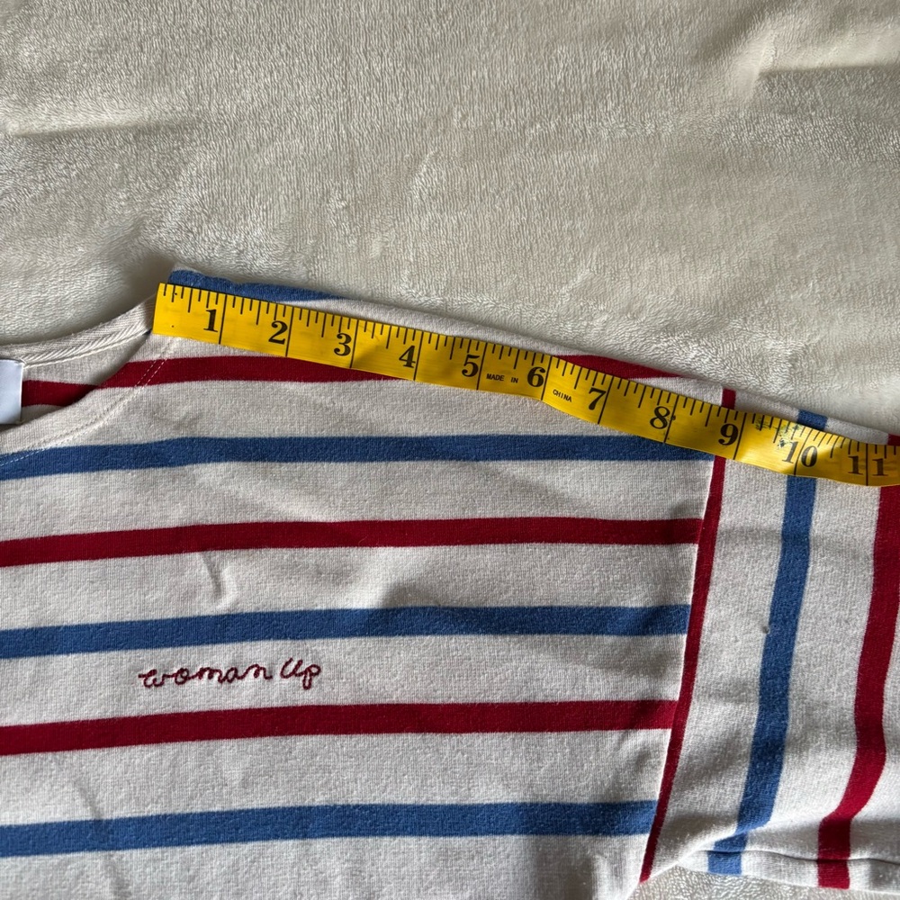 La Ligne x Cuyana “Woman Up” 3/4 Length Sleeve Top • Size XS - Picture 12 of 16